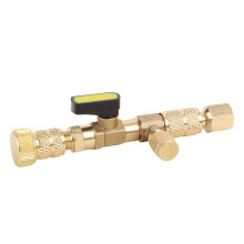 Valve Core Removal Kit for R22 R410 R12 Refrigerants, Stainless Steel & Brass