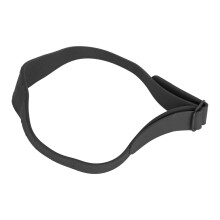 Template guide per il taglio fai-da-te della linea dei capelli in silicone per il collo, nero