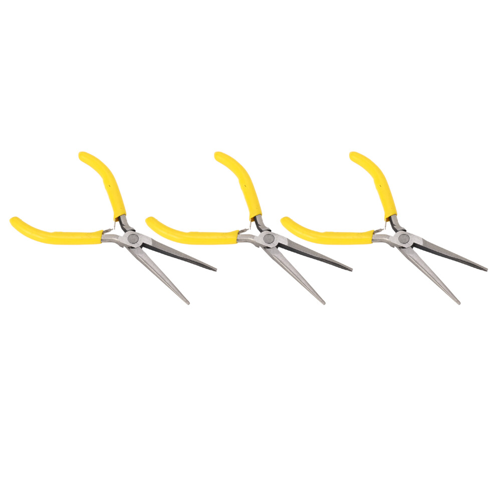 3pcs Stainless Steel Nail Shaping Pliers for UV Acrylic Nails, Professional Salon Tools