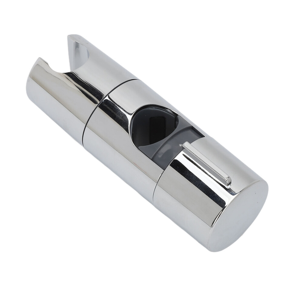 Premium Chrome Shower Head Clamping Bracket for 19-25mm Rail Bathroom Fixture
