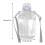 Flat Water Bottle 750ml Large Capacity with Scale 2