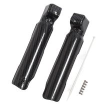 Set da 2 protezioni per ammortizzatori a motivo fibra di carbonio per SurRon Light Bee X S