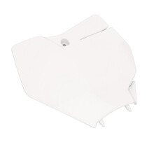 Cover carene numero anteriore in plastica ABS per motocicletta per EXC 150-300 TPI bianco