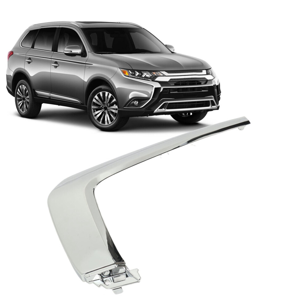 Front Bumper Middle Chrome Trim For Mitsubishi Outlander 2016-2020 4181389532255