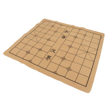 Scacchiera pieghevole in microfibra di pelle 54x60cm, ideale per i viaggi