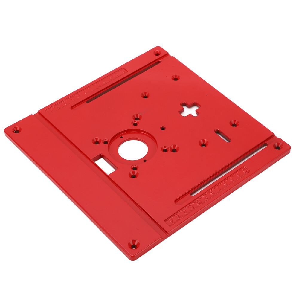 Woodworking Router Table Insert Plate Aluminum Alloy 245X240mm 4211389532518