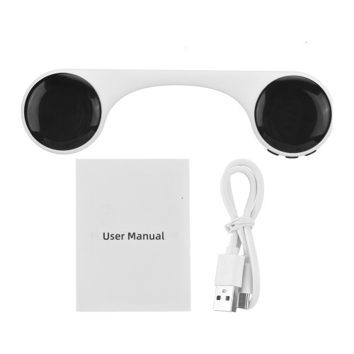 Mini Bone Conduction Sleep Speaker Under Pillow, 8H Battery, White 2
