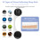 Mini Bone Conduction Sleep Speaker Under Pillow, 8H Battery, White 5