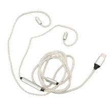Type C to MMCX Earphone Cable Upgrade 3.9ft White for SE215/315/535/846