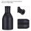 Billard-Shaker-Flasche Würfel-Set Schwarz 7,5  16,5 cm 6