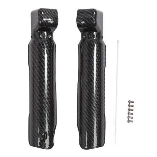 2Pcs Carbon Fiber Pattern Fork Guard Light Bee X/S 1