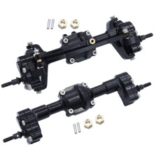 Metal Front Rear Portal Axle Gear for FMS FCX24 1/24 RC Car, Enhanced Torque Control, All‑Metal Upgrade