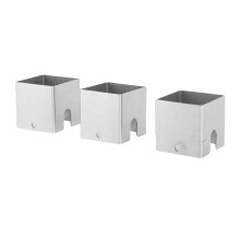 3 Stück Edelstahl-Grill-Abstandshalter 5 cm  1,3 cm  5 cm