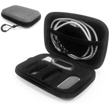 Travel Case for PLAUD NotePin - Grey, Waterproof, Shockproof, Large Capacity