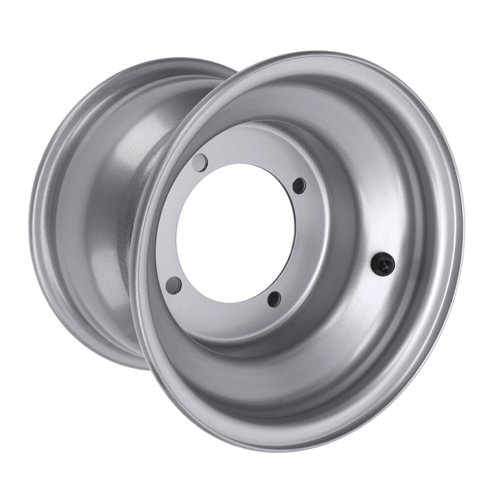 18X9.50-8 Aluminum Atv Wheel Rim For Go Karts & Golf Carts, Silver 8151389534982