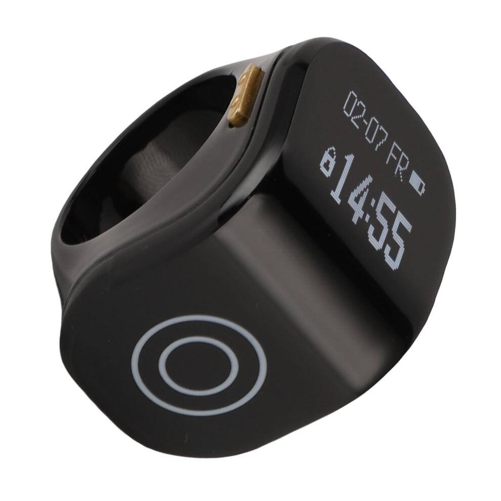 Smart Ring Counter With Clear Lcd, 120Mah Li Battery, Black 4281389535253