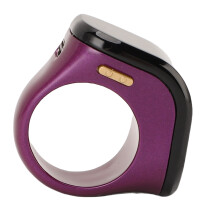 Intelligenter Ringzähler 120 mAh Eine Größe Lila LCD-Display