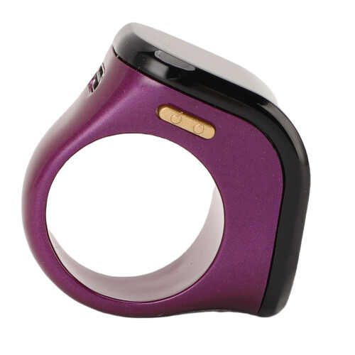 Intelligenter Ringzähler 120 mAh Eine Größe Lila LCD-Display