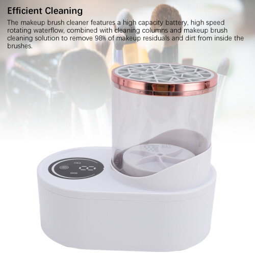 3-in-1 USB Make-up-Pinselreiniger 1800mAh ABS 2