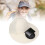 Beige Solarventilator Sonnenhut 1000 mAh USB Weitkrempe 15