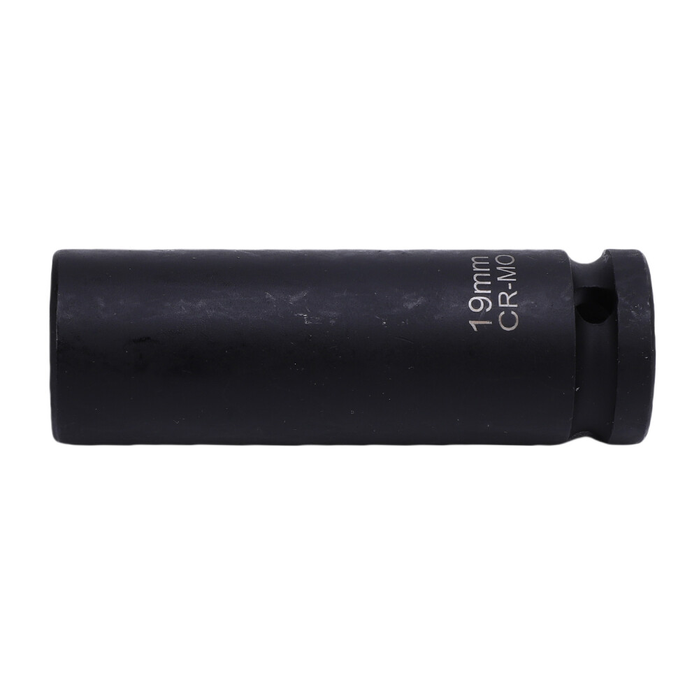 19Mm Thin Wall Impact Socket 1/2" Cr-Mo Steel For Automotive Repairs 4961389535711