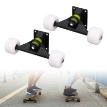 2er-Pack 5-Zoll schwarze Longboard-Trucks aus Aluminiumlegierung