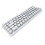 RGB Backlit Wired Mechanical Keyboard 68 Keys Blue Switch White 6