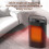 Mini Vertical Space Heater1500W 3