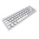 RGB Backlit Wired Mechanical Keyboard 68 Keys Blue Switch White 9