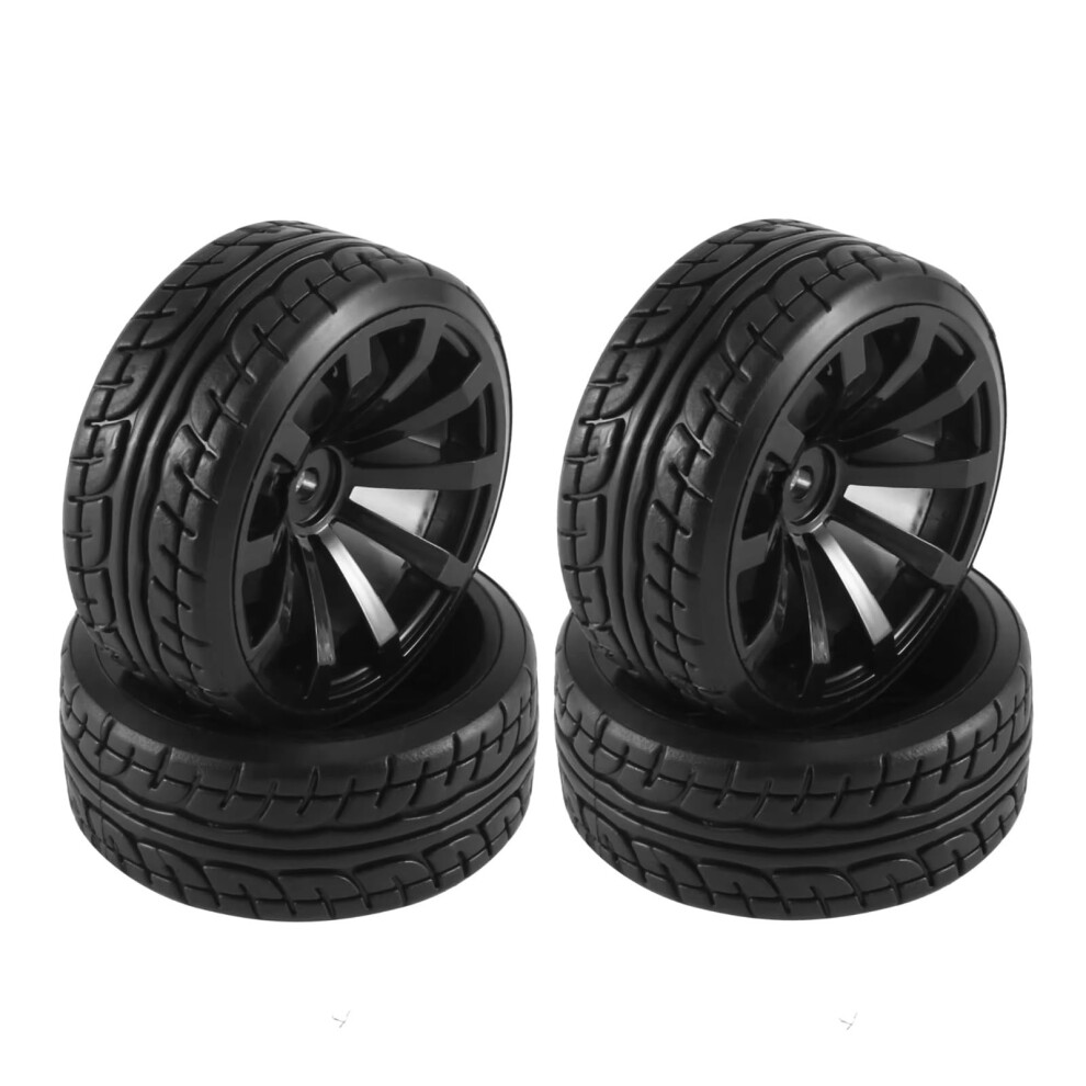 Rc Drift Wheels 65Mm Hard Plastic 1/10 Car Rims For Tamiya Tt01 Tt02 Onroad Touring Replacement 9771547436010
