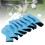 8 Stück Eisenkopfhauben Soft PU 48-62 hellblau 4