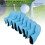 8 Stück Eisenkopfhauben Soft PU 48-62 hellblau 6