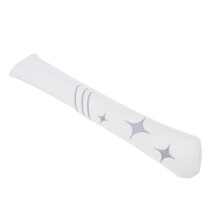 PU Velvet Alignment Stick Cover for Training White Silver Gray Star