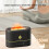 Natural Flame Effect Aromatherapy Diffuser250ml ABS&PP for Home Office Yoga with Soft Flame Modes and Auto Shut-off 7