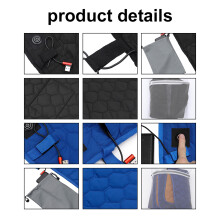 USB Heating Sleeping Mat 1.98 * 0.62m Black/Blue