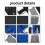 USB Heating Sleeping Mat 1.98 * 0.62m Black/Blue 1