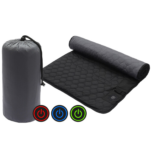 USB Heating Sleeping Mat 1.98 * 0.62m Black/Blue 2