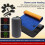 USB Heating Sleeping Mat 1.98 * 0.62m Black/Blue 6