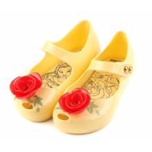 (Yellow,US 10=EUR 27(Insole length 17cm))New Rose Kids Girls Mini Melissa Shoes Sandals Toddler Cartoon Us 611 Size