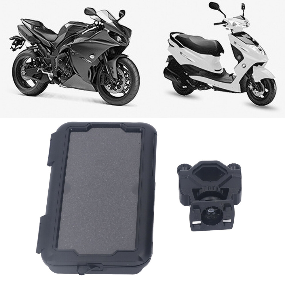 Waterproof Motorcycle Phone Mount 360 Rotating Holder For Bicycle & Scooter 6911389538562
