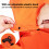 SULAITE Orange Rain Gear Set M-3XL Waterproof 5