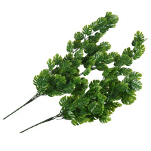 2 PZ Piante Pendenti Artificiali Vite Finta Appese Finte Rattan Foglie di Monstera Greeny Piante Resistenti Ai Raggi UV All'Aperto Greeny