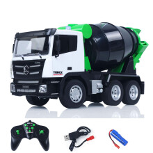 1/18 RC Concrete Mixer Truck 9CH 2.4G Construction Vehicle with Realistic Operation Ideal Gift