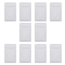 10 StüCke Sammelkarten SchutzhüLle Aus Acryl, Klar, Abgestufter Kartenhalter mit Etikettenposition, HartkartenhüLlen