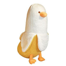 Banana Duck Knuffel Schattige Knuffel Knuffel Pluche Kussen Eend Knuffeldier voor Meisjes en Jongens
