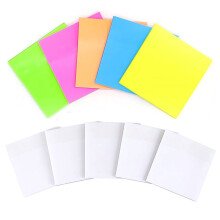 Blocchi per Appunti Appiccicosi Trasparenti - Note Adesive Trasparenti Colorate, Memo Autoadesivo Impermeabile da 500 Fogli (3 X 3 Pollici)
