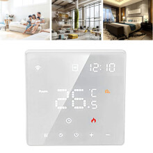 ME81 LED-7 Small Thermostat 100-250VAC White 16A