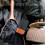 Robuste Fliegen-Tasche Größe L EVA Nylon Leder Beutel 6