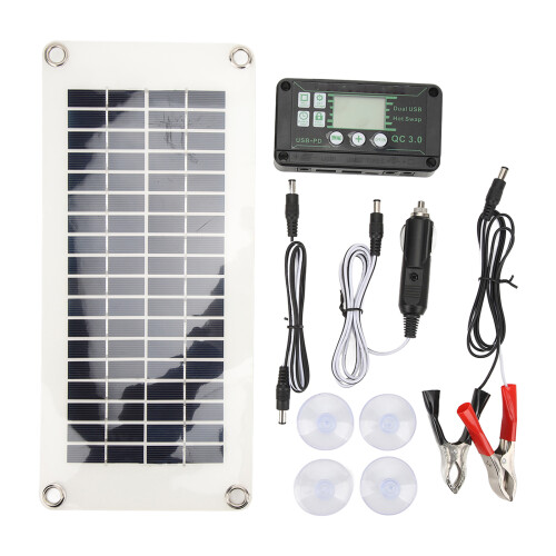 30W RV Solar Panel Kit with 50A Charge Controller, 320x145mm 2