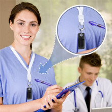 6 Pieces Portable Leather Pen Holder PU Leather Badge Pencil Holder Pocket Protector Pen Pouch Holder Organizer ,Black